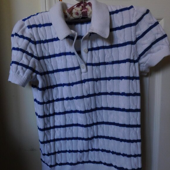 Ralph Lauren Cotton Polo Short Sleeve Sweater M - Picture 2 of 7